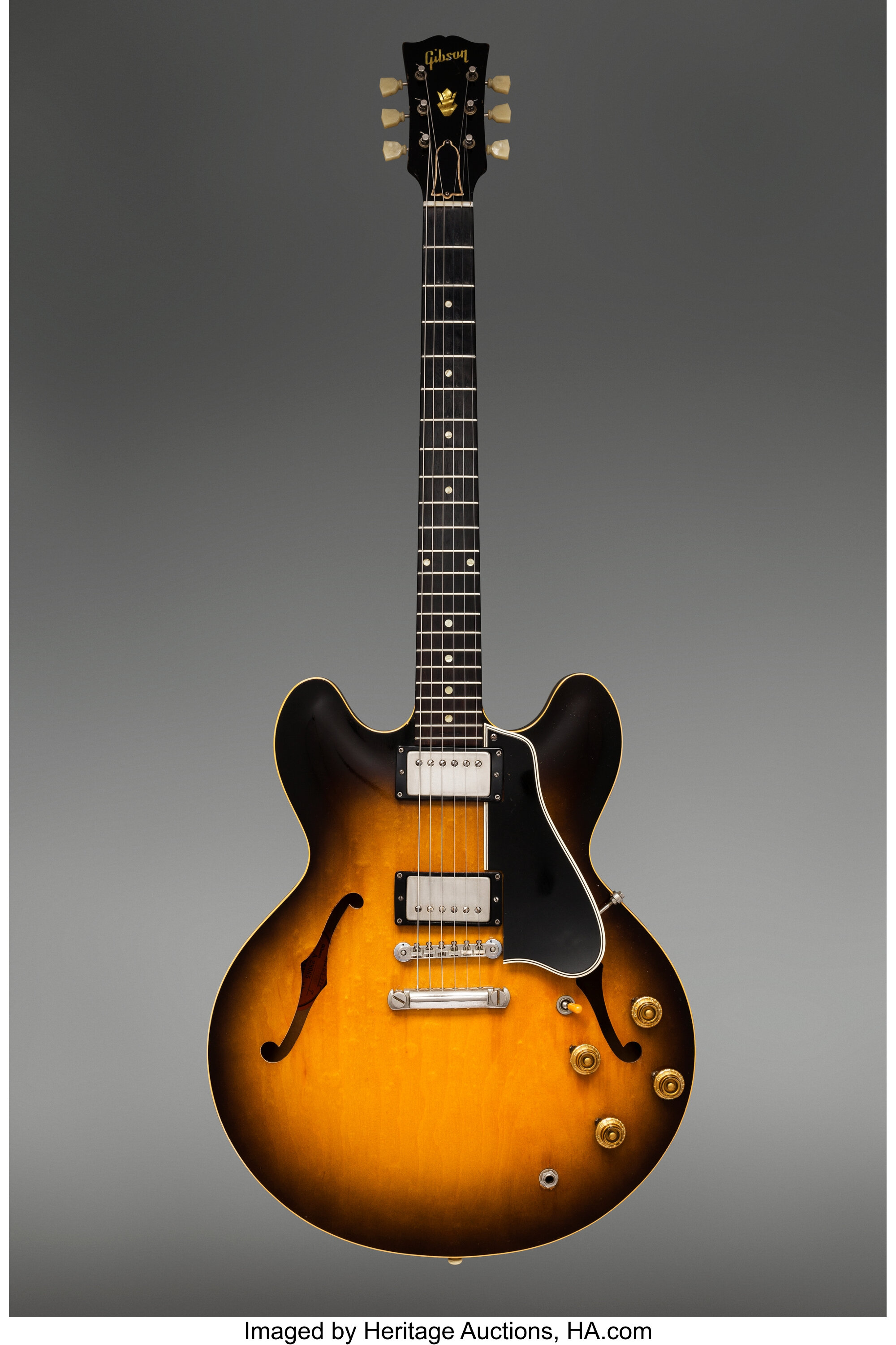 1958 Gibson ES-335 Sunburst Semi-Hollow Body Electric Guitar