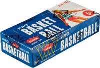 1961-62 Fleer Basketball Wax Box with Twenty-Four Unopened Packs