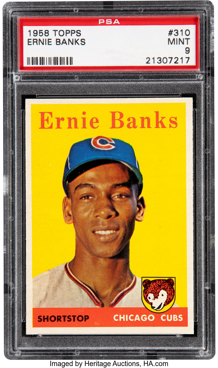 1958 Topps Ernie Banks #310 PSA Mint 9 - None Higher