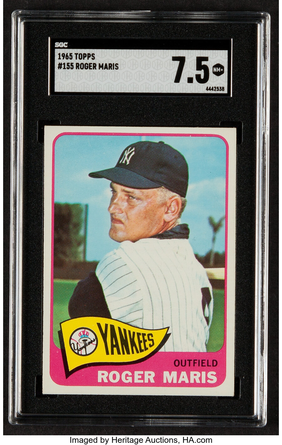 1965 Topps Roger Maris #155 SGC NM+ 7.5