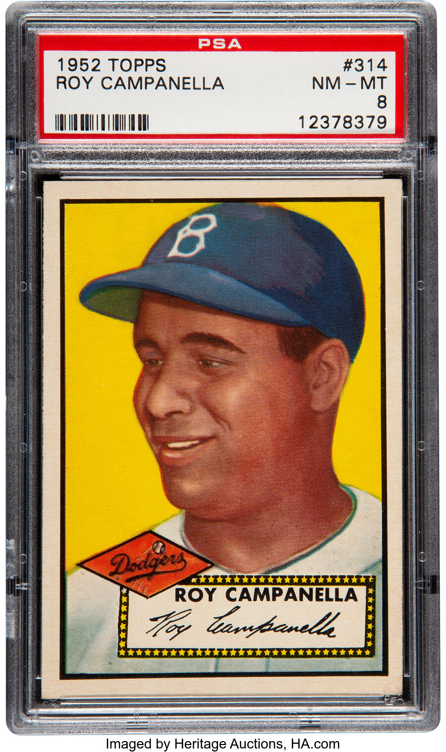 1952 Topps Roy Campanella #314 PSA NM-MT 8