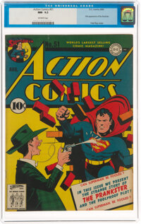 Action Comics #51 (DC, 1942) CGC NM- 9.2 Off-white pages