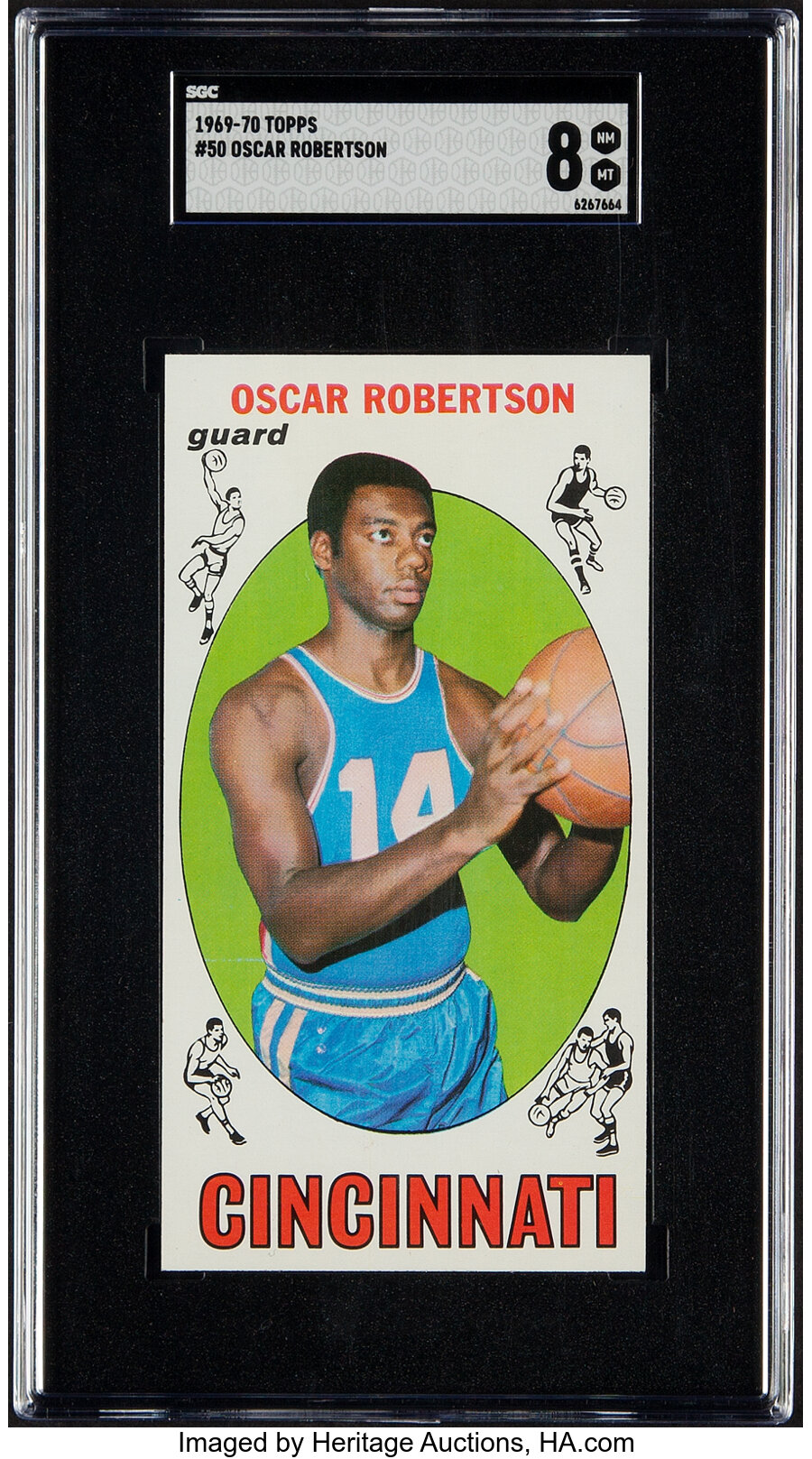 1969 Topps Oscar Robertson #50 SGC NM/MT 8