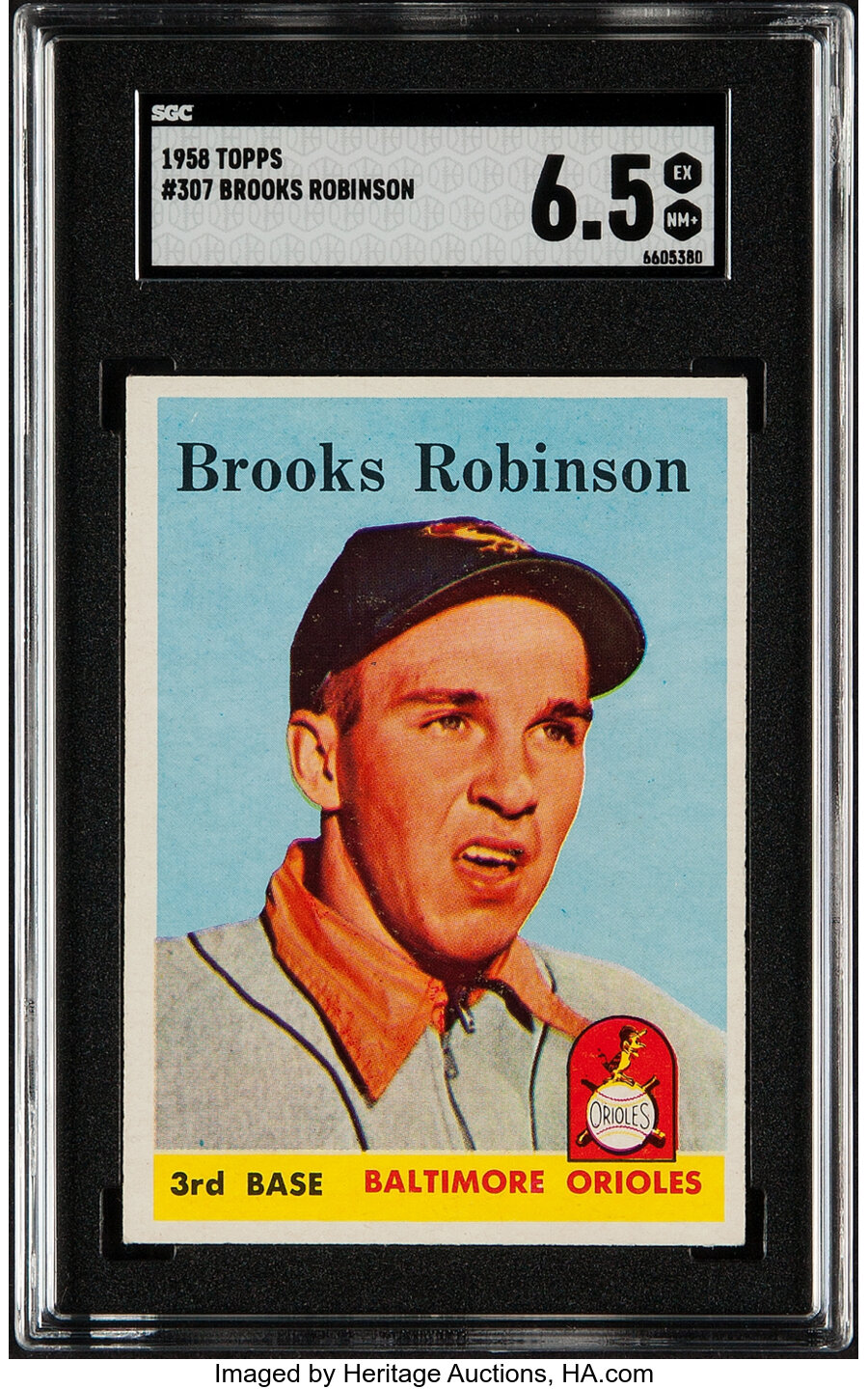 1958 Topps Brooks Robinson #307 SGC EX/NM+ 6.5