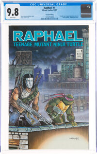 Raphael #1 Second Printing (Mirage Studios, 1987) CGC NM/MT 9.8 White pages