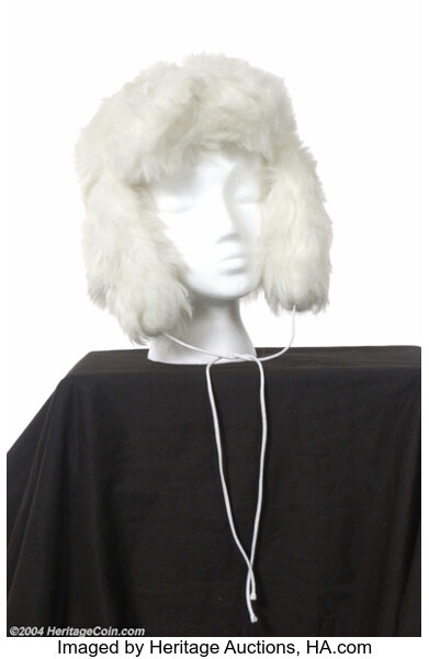 At Auction: 2 Vintage Faux Fur Hats