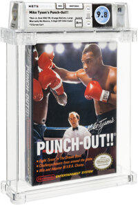Mike Tyson's Punch-Out!! - Wata 9.8 A++ Sealed [Oval SOQ TM, Later Production], NES Nintendo 1987 USA