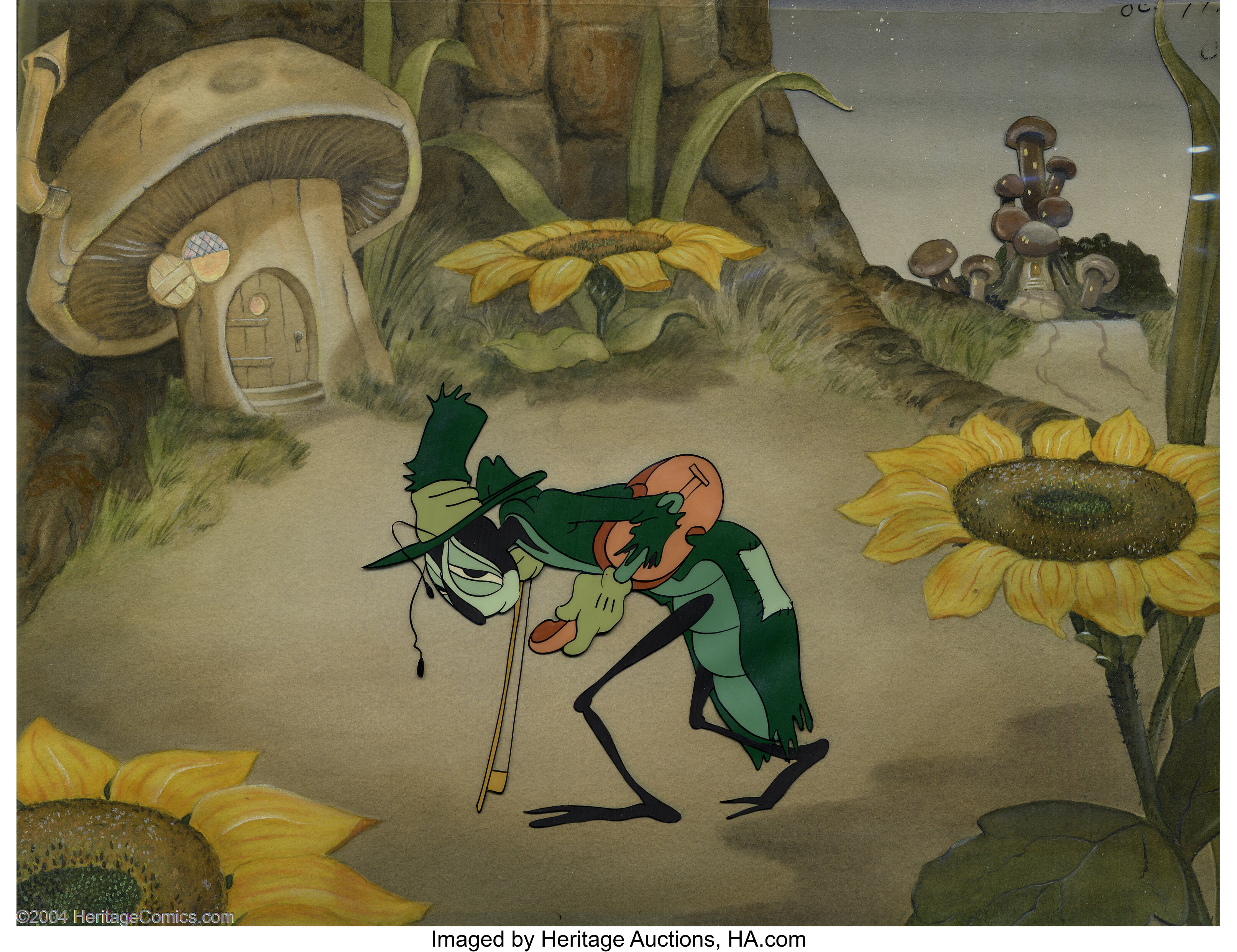 Walt Disney Studios - Original Animation Cel for The Grasshopper and | Lot  #1232 | Heritage Auctions