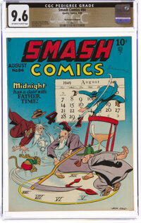 Smash Comics #84 The Promise Collection Pedigree (Quality, 1949) CGC NM+ 9.6 Off-white to white pages