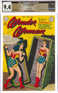 Wonder Woman #37 The Promise Collection Pedigree (DC, 1949) CGC NM 9.4 Off-white to white pages