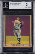 Baseball Cards:Singles (1940-1949), 1941 Play Ball Joe DiMaggio #71 BGS VG 3....