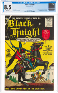 Black Knight #1 (Atlas, 1955) CGC VF+ 8.5 White pages