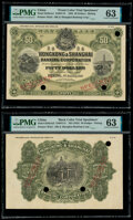 World Currency, China Hongkong & Shanghai Banking Corporation, Peking 50 Dollars
1.1.1922 Pick S342cts1; S342cts2 Front and Back Color Trial...
(Total: 2 notes)