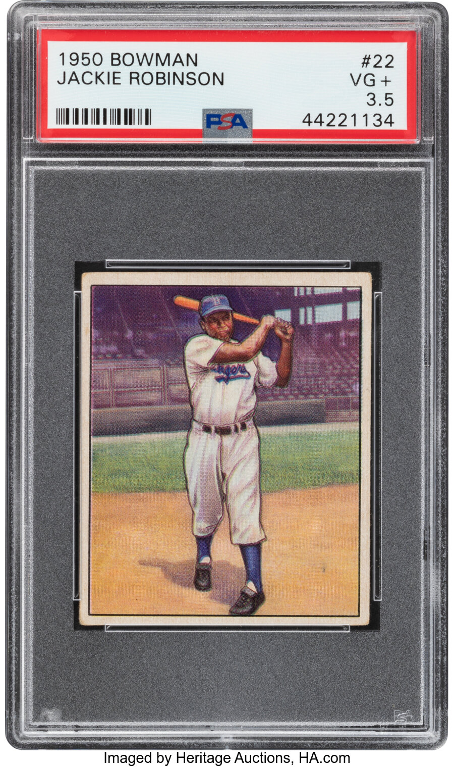 1950 Bowman Jackie Robinson #22 PSA VG+ 3.5