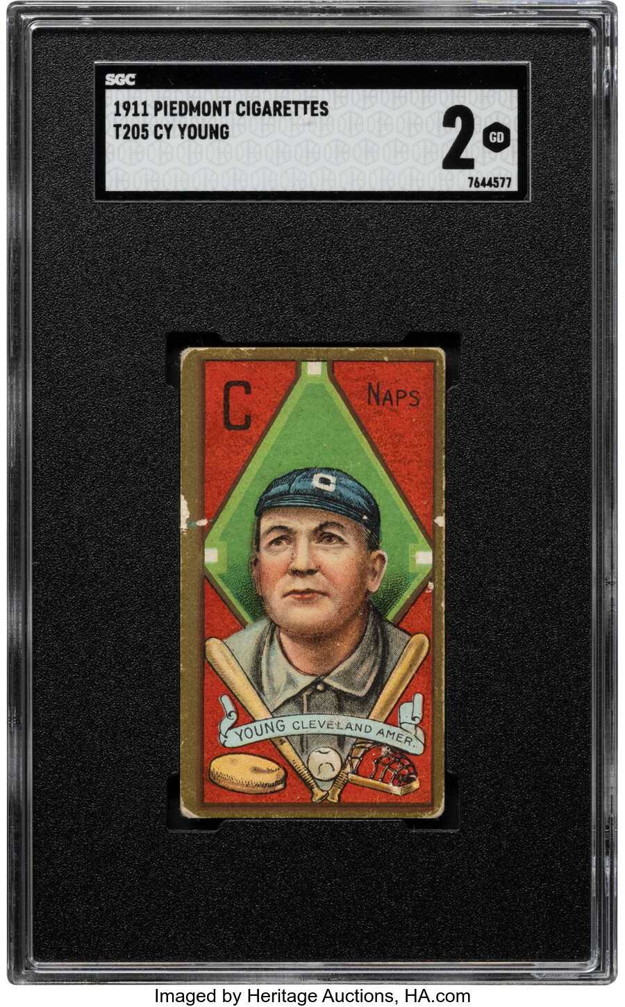 1911 T205 Piedmont Cy Young SGC Good 2