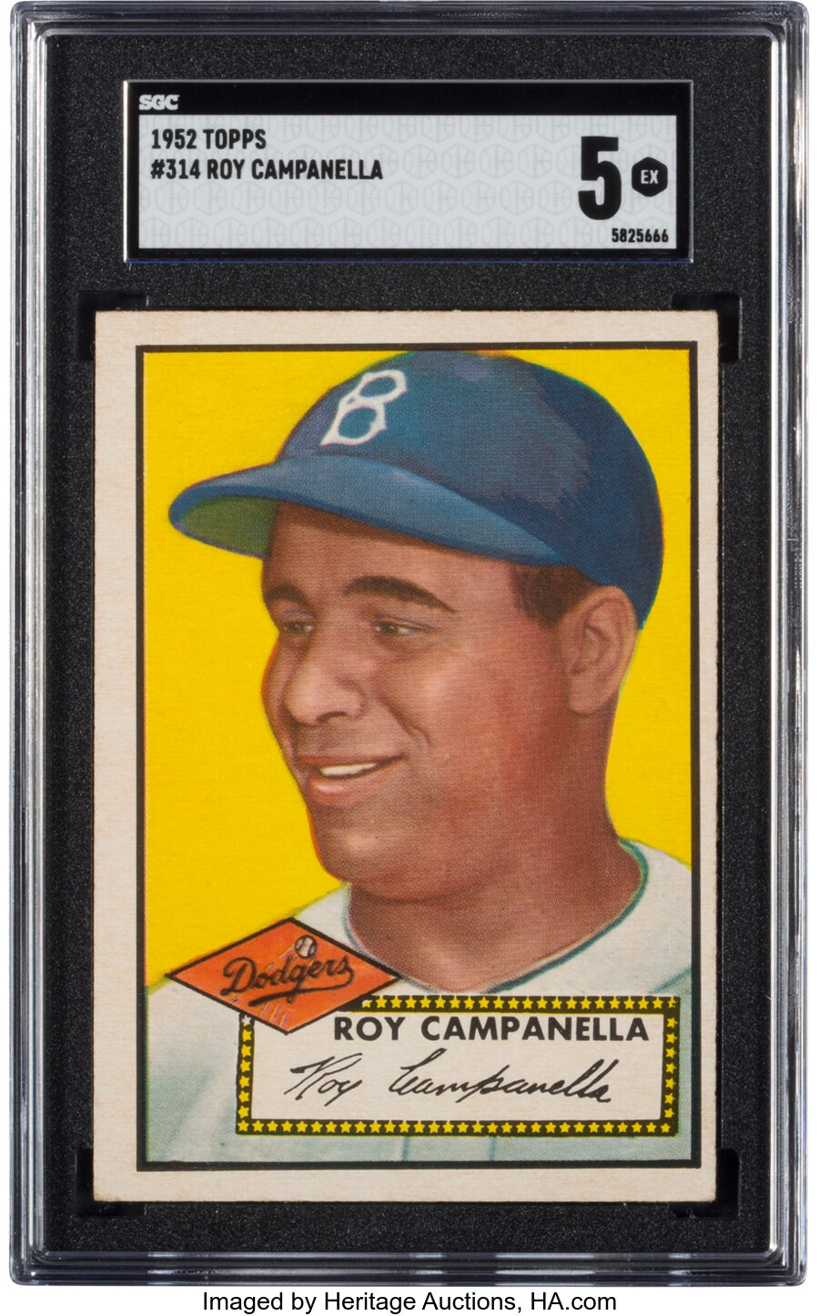 1952 Topps Roy Campanella #314 SGC EX 5