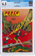 Golden Age (1938-1955):Superhero, Punch Comics #19 (Chesler, 1946) CGC FN+ 6.5 Light tan to off-white
pages....