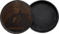 Political:3D & Other Display (pre-1896), William Henry Harrison: Campaign Snuff Box. ...