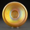 Glass, A Steuben Aurene Glass Bowl. 2 x 10-1/4 x 10-1/4 inches (5.1 x 26.0
x 26.0 cm). Property from a Palm Springs, CA Collect...