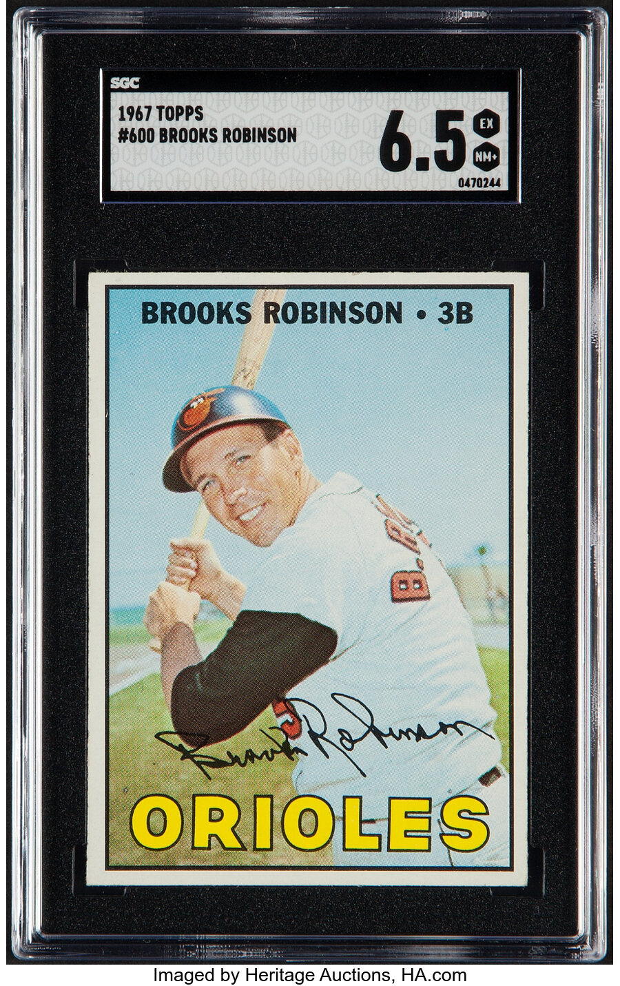 1967 Topps Brooks Robinson #600 SGC EX/NM+ 6.5