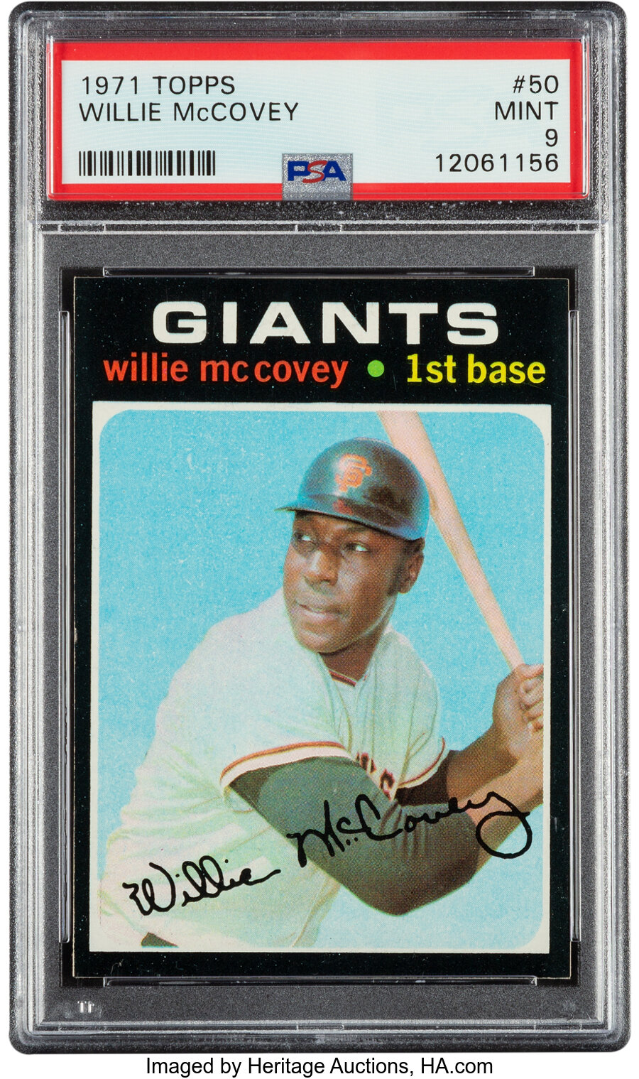 1971 Topps Willie McCovey #50 PSA Mint 9