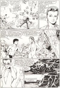Arthur Adams and Terry Austin New Mutants Special Edition #1 Story Page 10 Original Art (Marvel, 1985)