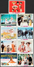 Movie Posters:Fantasy, Mary Poppins (Buena Vista, 1964). Very Fine+. Lobby Card Set of 9
(11" X 14") with Original Studio Envelope (11" X 14.5"). F...
(Total: 9 Items)