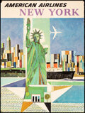 Movie Posters:Miscellaneous, American Airlines: New York (American Airlines, 1960s). Rolled,
Fine/Very Fine. Travel Poster (30" X 39.75") Webber Artwork....