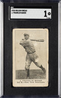 Baseball Cards:Singles (Pre-1930), 1920 Holsum Bread J. Franklin Baker SGC PR 1 - Pop Two! ...