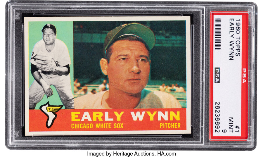 1960 Topps Early Wynn #1 PSA Mint 9 - None Higher!