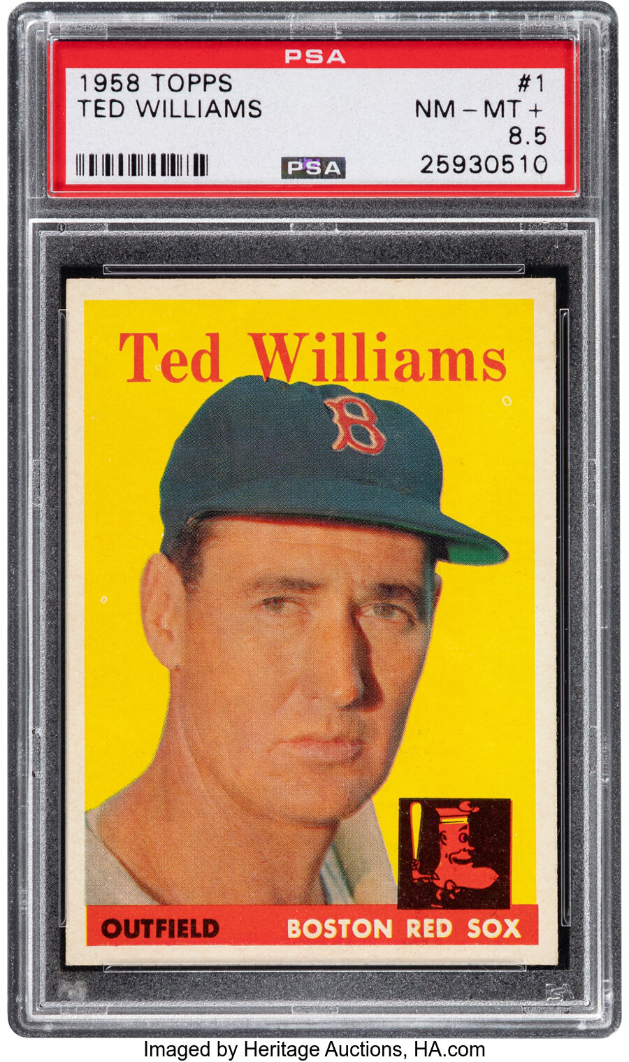 1958 Topps Ted Williams #1 PSA NM-MT+ 8.5