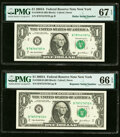 Small Size:Federal Reserve Notes, Radar Serial Number 78744787 Fr. 1930-B $1 2003A Federal Reserve
Note. PMG Superb Gem Unc 67 EPQ;. Repeater Serial Number ...
(Total: 2 notes)