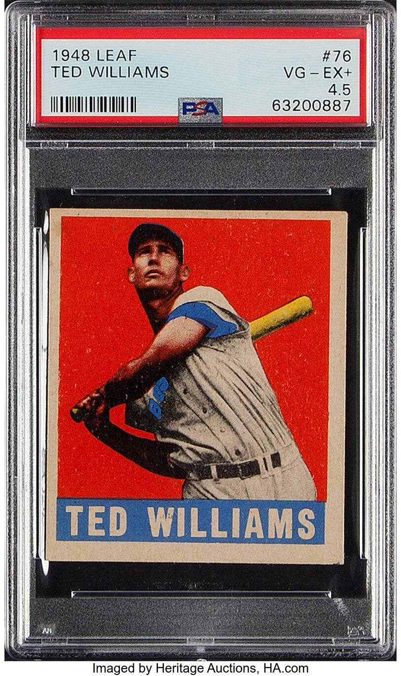 1948 Leaf Ted Williams #76 PSA VG-EX+ 4.5