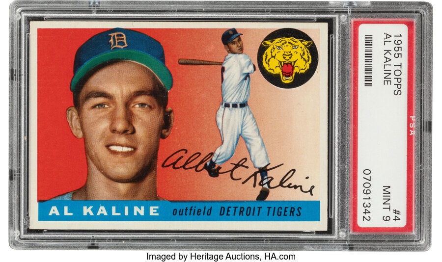 1955 Topps Al Kaline #4 PSA Mint 9 - None Higher!
