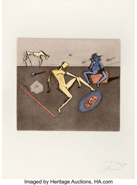 Prints & Multiples, Salvador Dali (1904-1989). The Mirror of Chivalry, from Historia de Don Quichotte de la Mancha