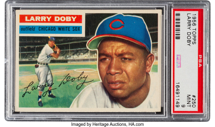 1956 Topps Larry Doby #250 PSA Mint 9 - None Higher!