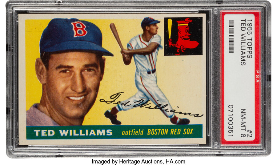 1955 Topps Ted Williams #2 PSA NM-MT 8