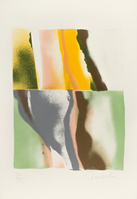 John Chamberlain (1927-2011) Untitled, from Flashback series, 1979 Screenprint in colors on Arches paper 28 x 19-