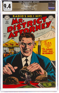 Mr. District Attorney #11 The Promise Collection Pedigree (DC, 1949) CGC NM 9.4 Off-white to white pages