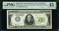 Fr. 2201-D $500 1934 Federal Reserve Note. PMG Choice Extremely Fine 45