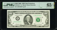 Fr. 2164-L* $100 1969 Federal Reserve Star Note. PMG Gem Uncirculated 65 EPQ