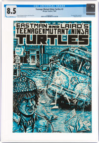 Teenage Mutant Ninja Turtles #3 (Mirage Studios, 1985) CGC VF+ 8.5 White pages