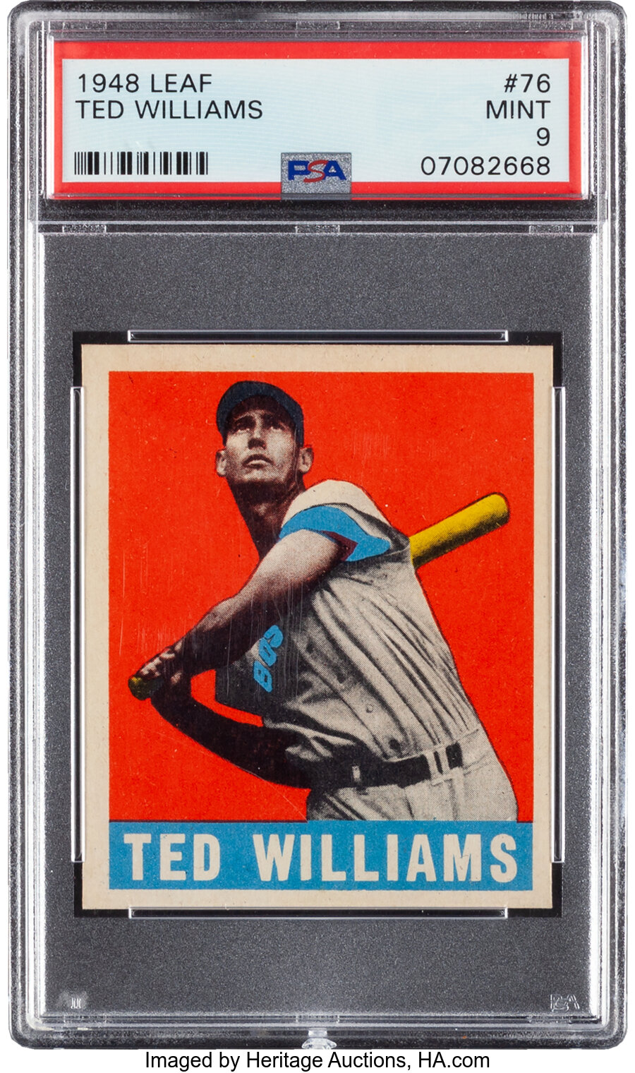 1948 Leaf Ted Williams #76 PSA Mint 9