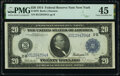 Fr. 970 $20 1914 Federal Reserve Note PMG Choice Extremely Fine 45