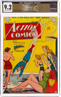 Action Comics #136 The Promise Collection Pedigree (DC, 1949) CGC NM- 9.2 Off-white to white pages