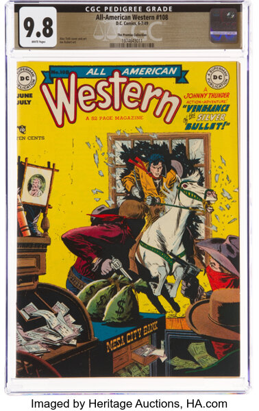 Golden Age (1938-1955):Western, All-American Western #108 The Promise Collection Pedigree (DC, 1949) CGC NM/MT 9.8 White pages....