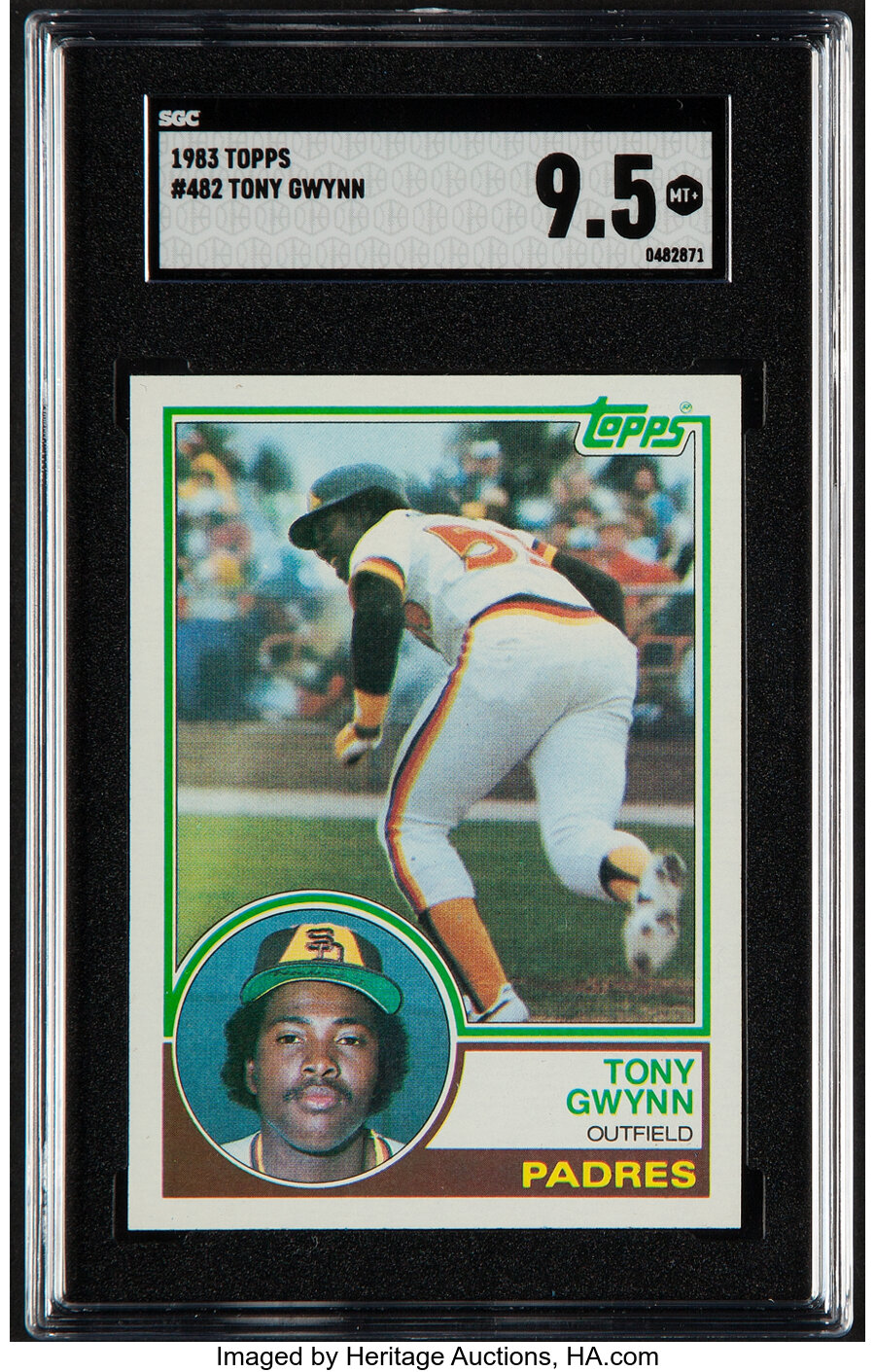 1983 Topps Tony Gwynn #482 SGC Mint+ 9.5