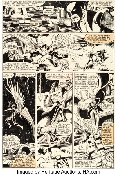 Original Comic Art:Story Page, John Byrne and Terry Austin X-Men