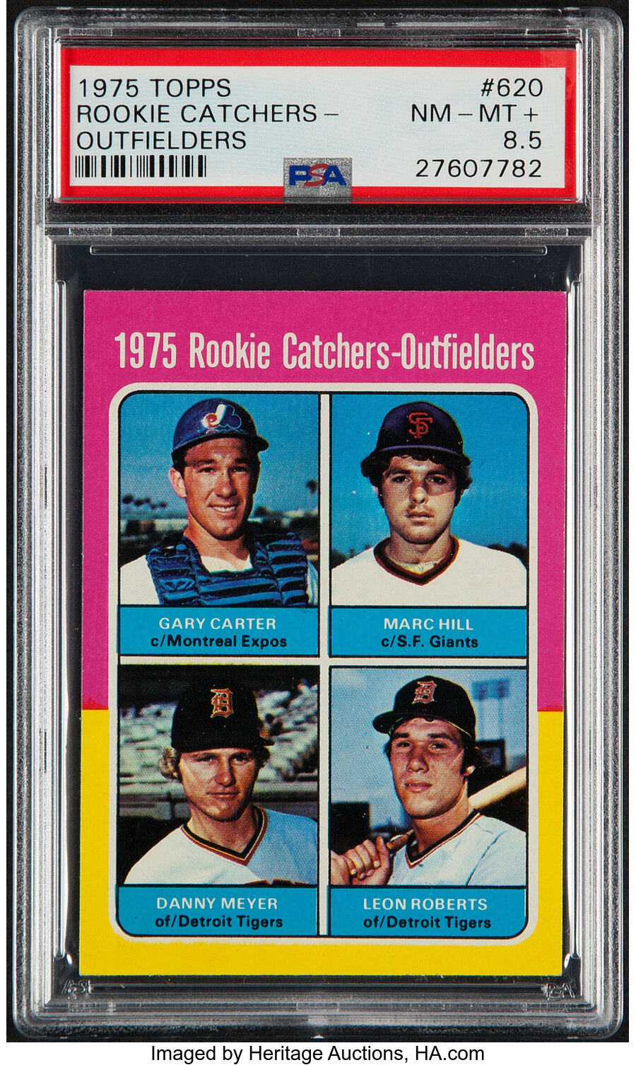 1975 Topps Gary Carter - Rookie Catchers-Outfielders #620 PSA NM-MT+ 8.5