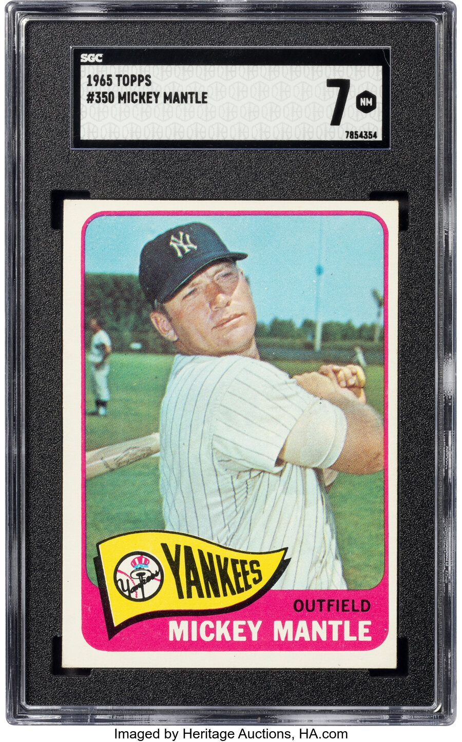 1965 Topps Mickey Mantle #350 SGC NM 7